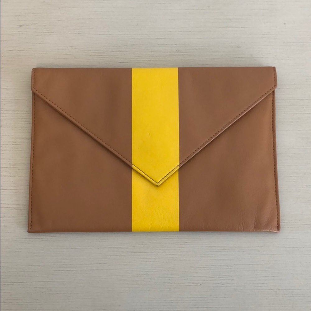 J. Crew Leather Envelope Clutch